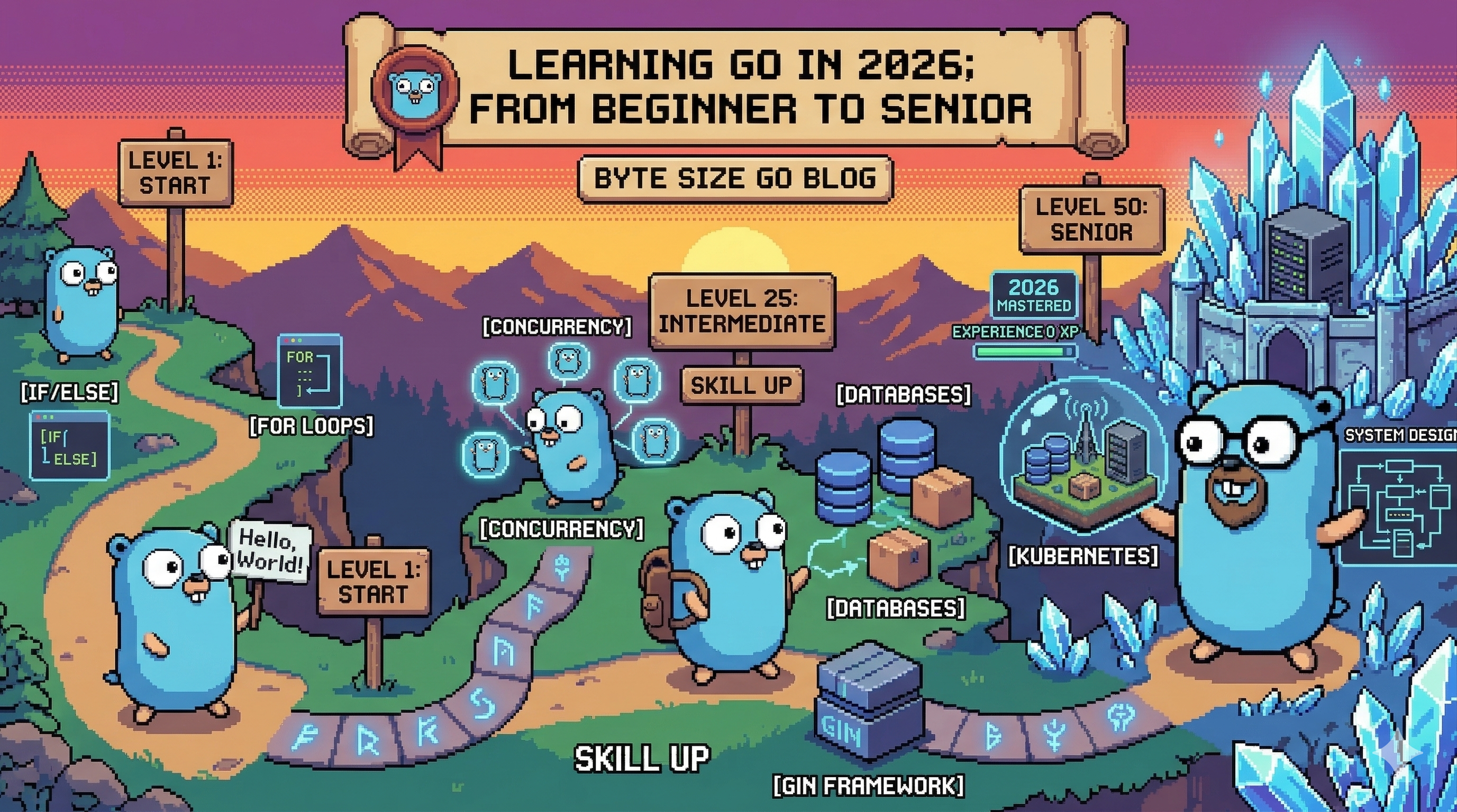 We all learn differently and at different paces. Finding content that is right for us is challenging. Below is my attempt to curate all the great content I have come across over the years into one place to hopefully help folks advance their Golang journey to the next step.