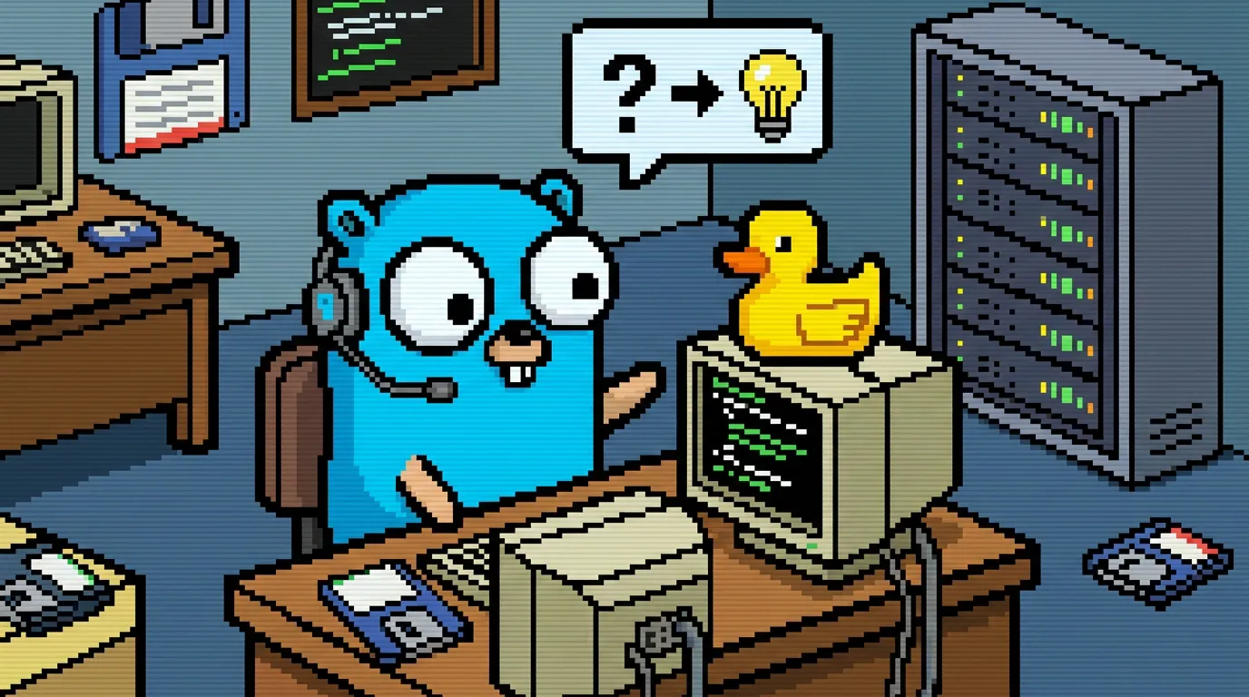 As a Go developer, have you ever found yourself stuck on a bug for hours, only to have that “aha” moment when explaining the problem to someone else? This problem isn’t new, and it’s at the heart of what we call Rubber Duck Debugging.
